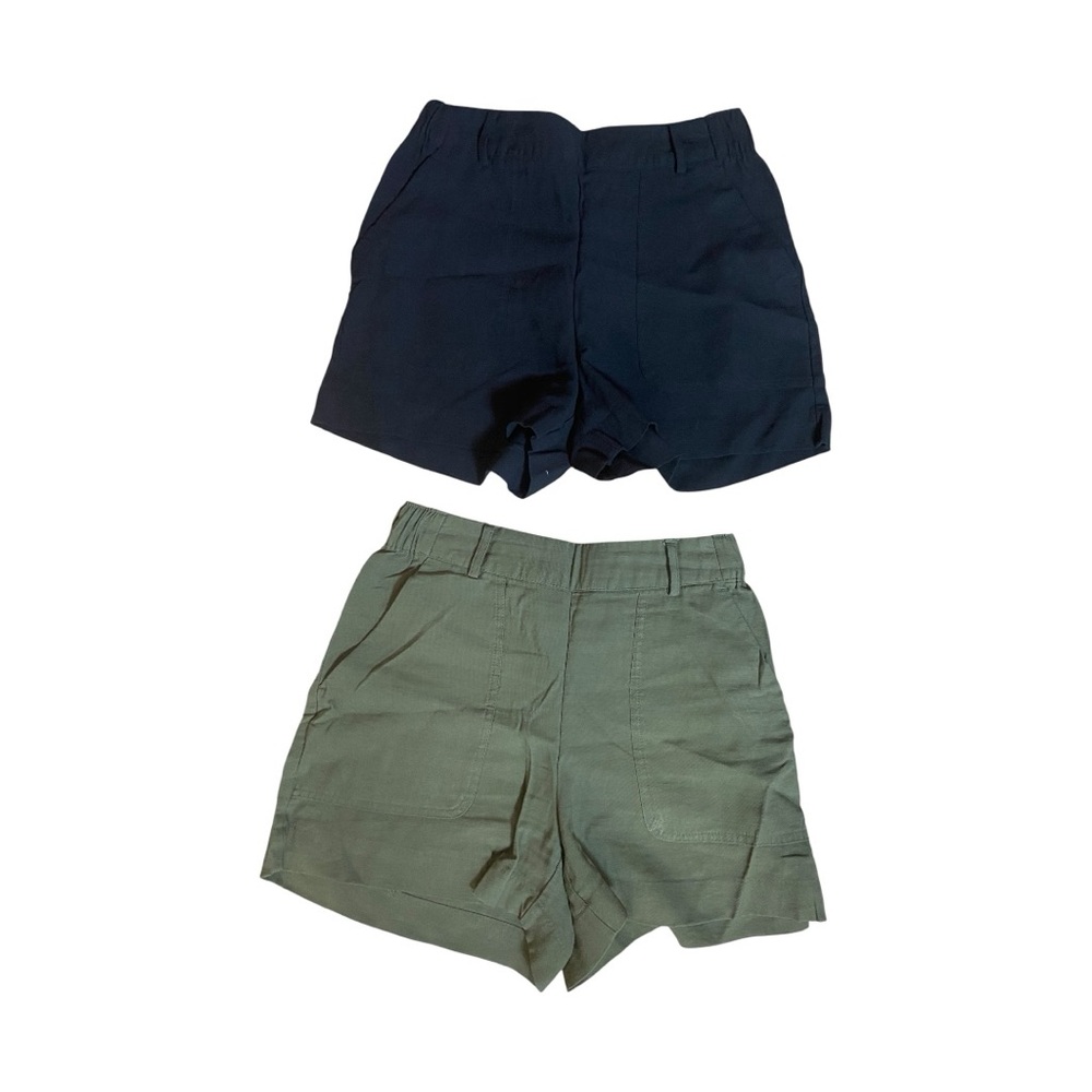 A New Day XS navy shorts - Set of Two Casual Shorts - Black and Green